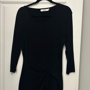 JustFab Classic Black Long Sleeve Dress
